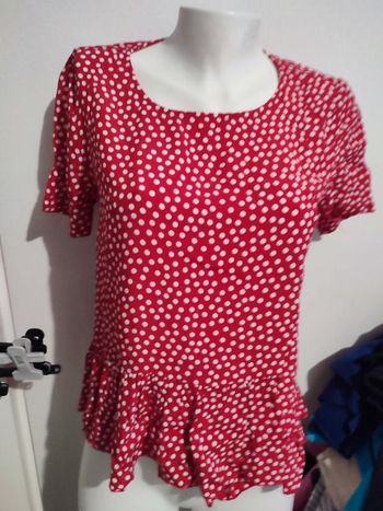 #kytieSfemme. Chemise blouse manches courtes taille S