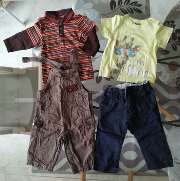 2 ensembles garçon 9 mois