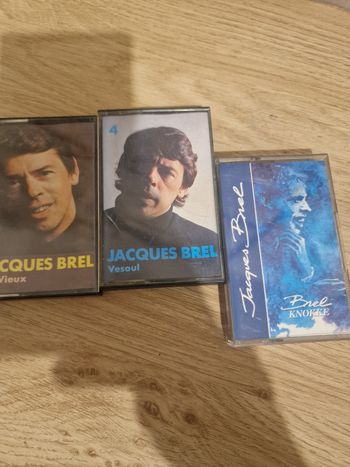 Cassette audio jaques brel