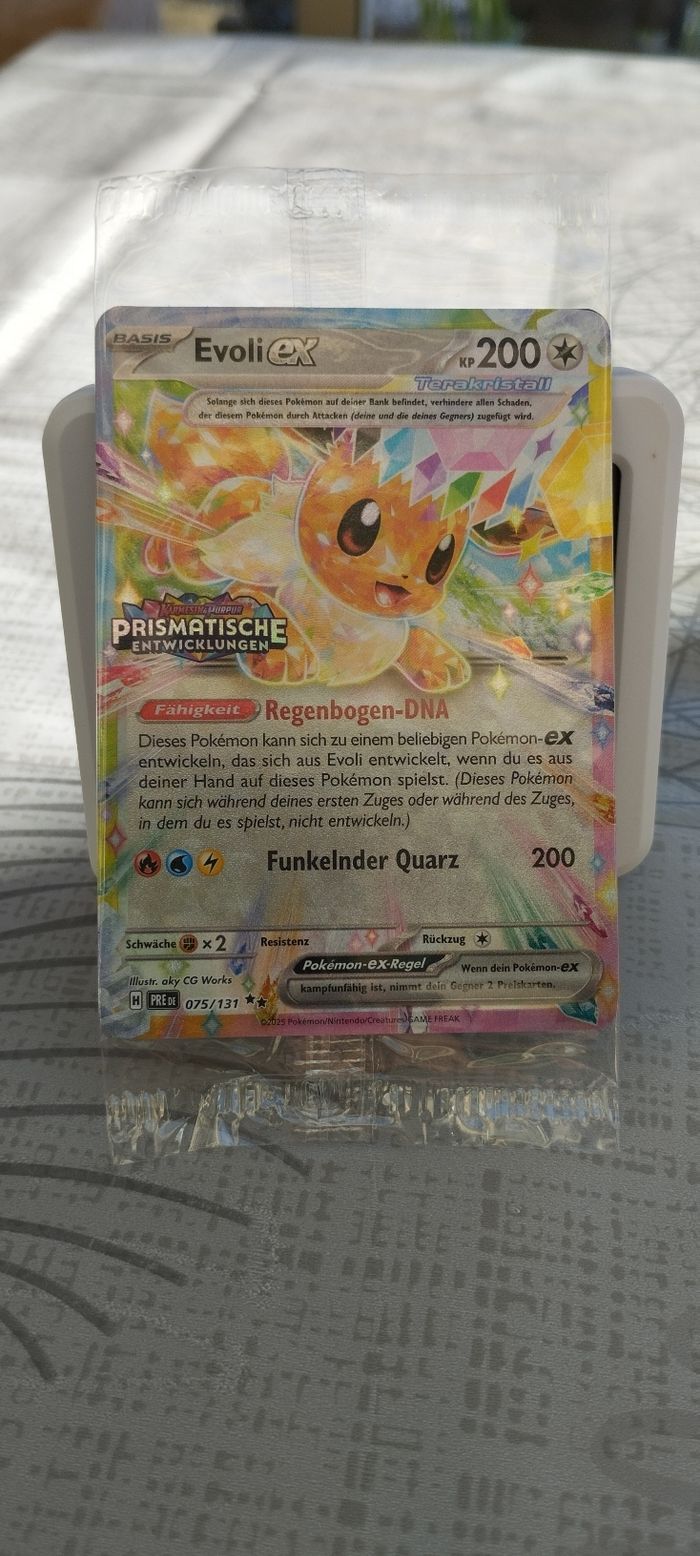 Carte pokémon evoli ex