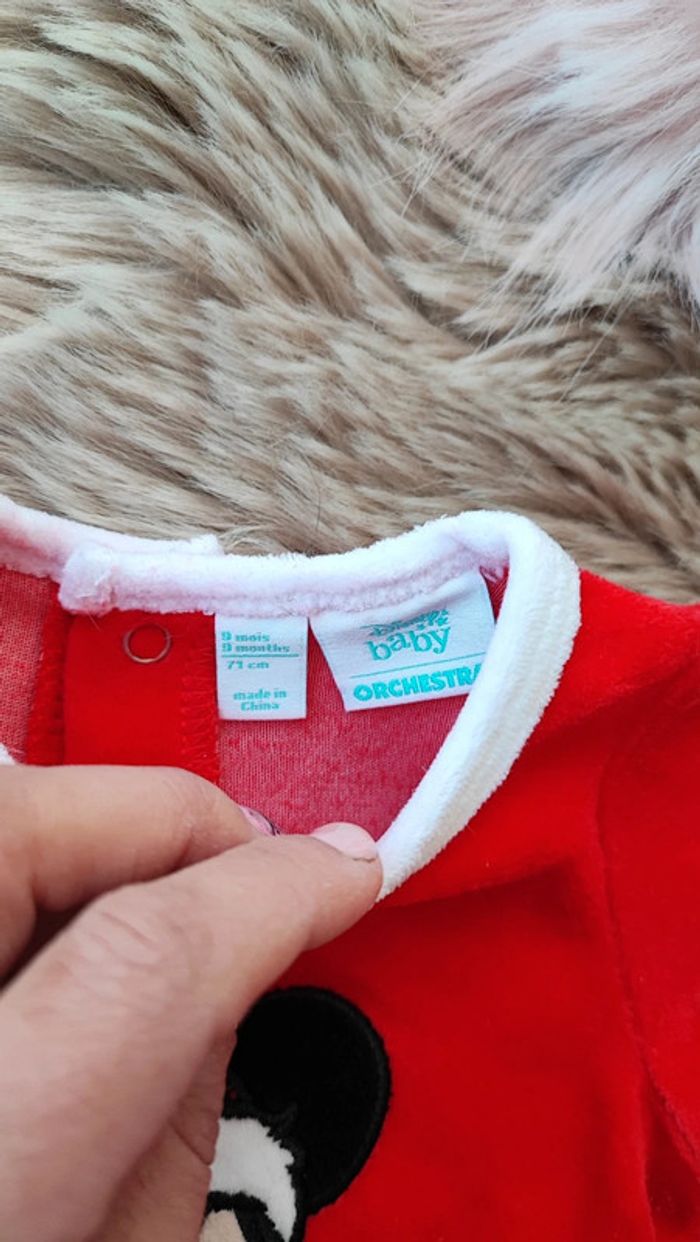 Pyjama chaud noël Minnie 9 mois - photo numéro 4