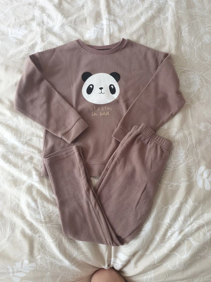 Pijama polaire panda