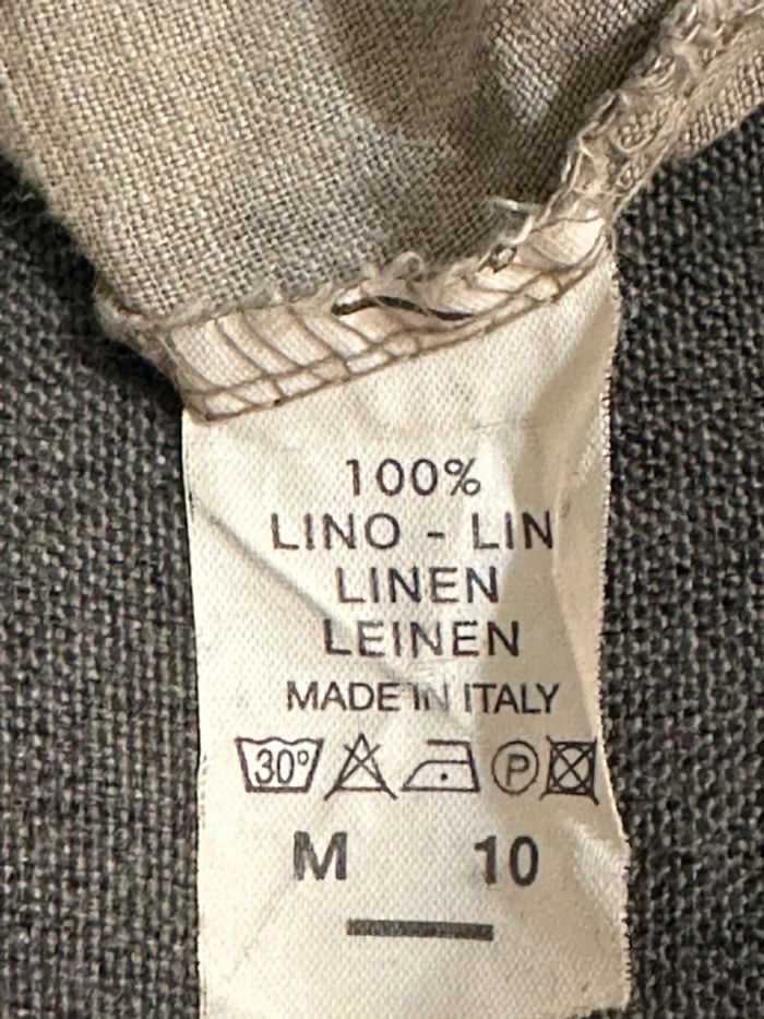 Robe dos nu kaki/taupe en lin – Taille M/L - Bon état - photo numéro 7