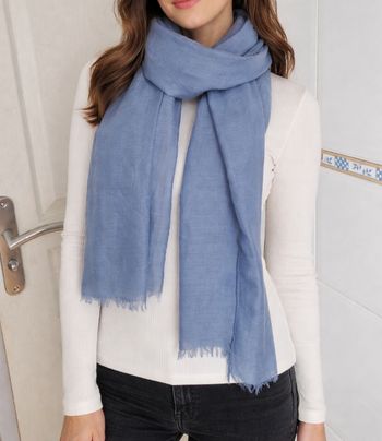 Foulard gris pailleté femme camaïeu 