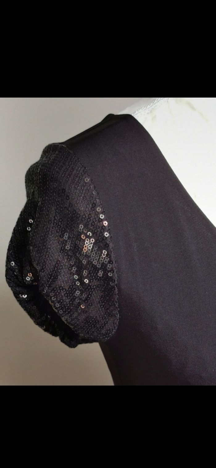 Robe mini noir Made in Italy M / 38 - photo numéro 2