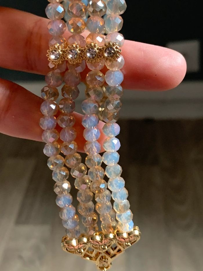 Parure Collier ras de cou  et boucles d’oreilles - photo numéro 11