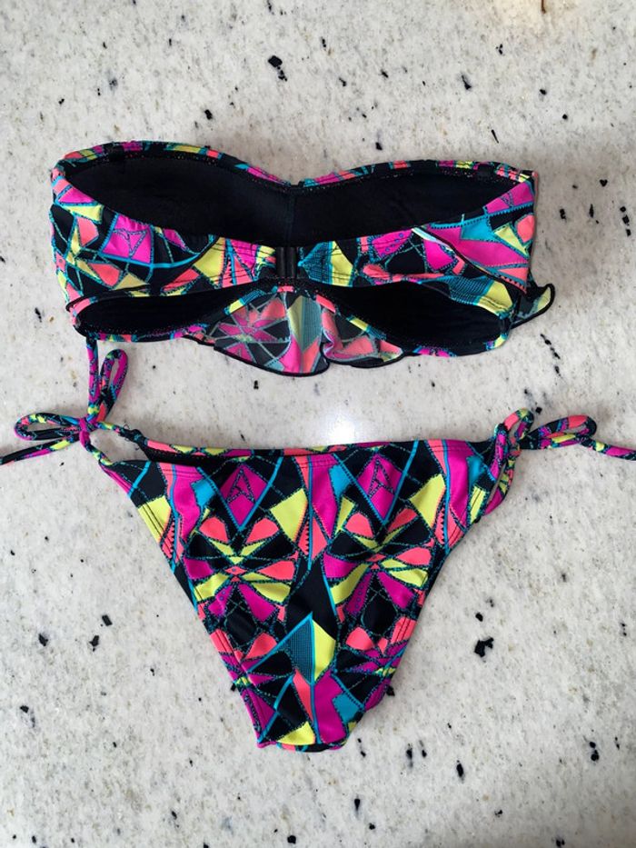 Maillot de bain 2 pieces multicolore Océan club 34 - photo numéro 2