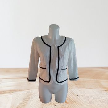 Veste boléro Réversible manches 3/4 taille 36

