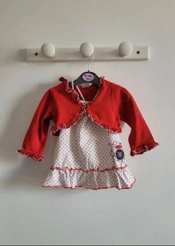 ensemble robe et boléro 12 mois Tim pouce