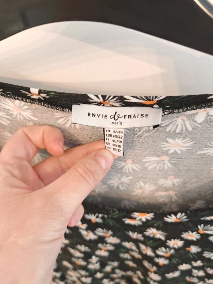 Robe longue d'allaitement marguerite Envie de fraise 42/44 - photo numéro 2