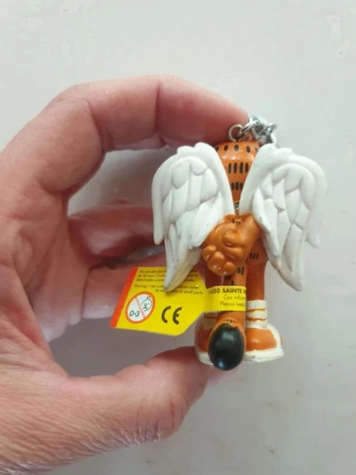 Figurine vintage garfield porte cle - photo numéro 2