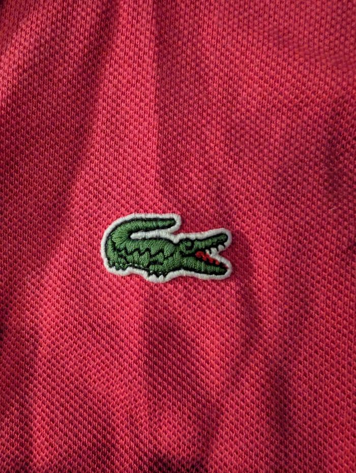 Polo Lacoste Rose - photo numéro 4