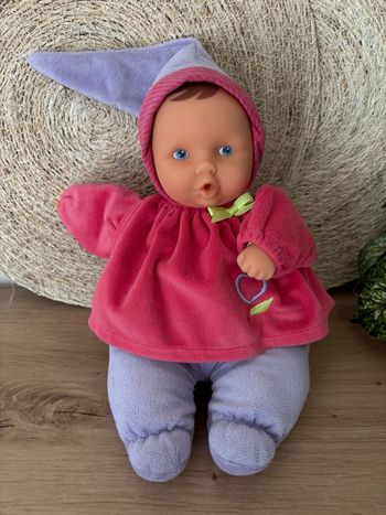 Doudou poupée babipouce cœur de grenadine corolle