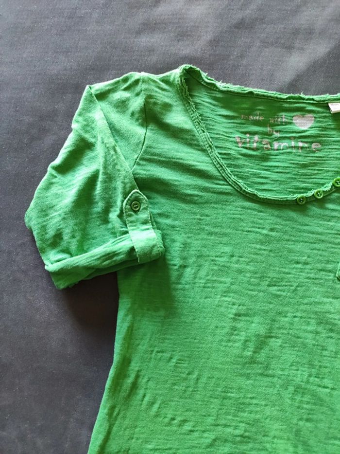 T-shirt aspect lin 10 ans - photo numéro 3