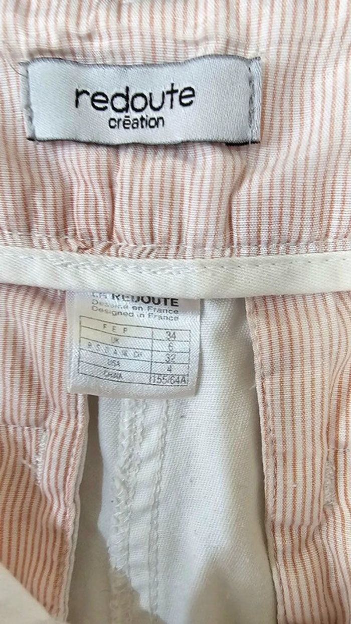 short La Redoute blanc taille 34 - photo numéro 5