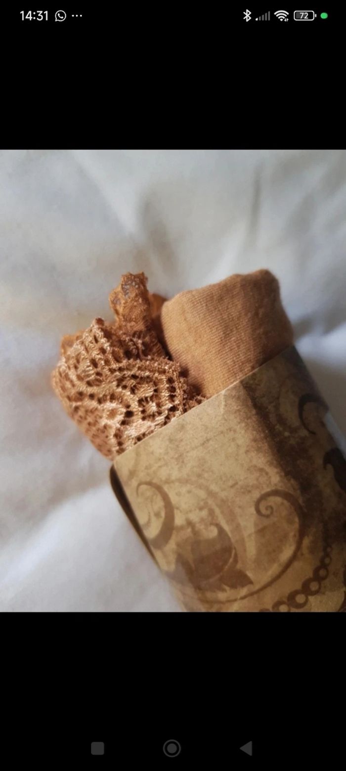 Sous-pull couleur terre - Made in Italy - Taille unique - photo numéro 3