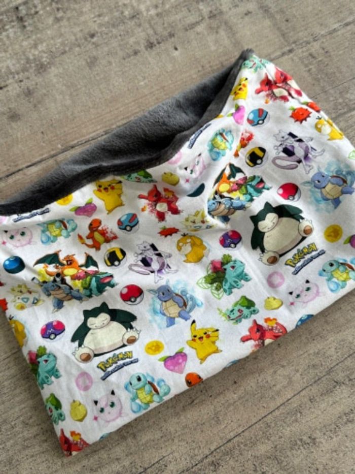 Snood tour de cou cache cou enfant Pokémon