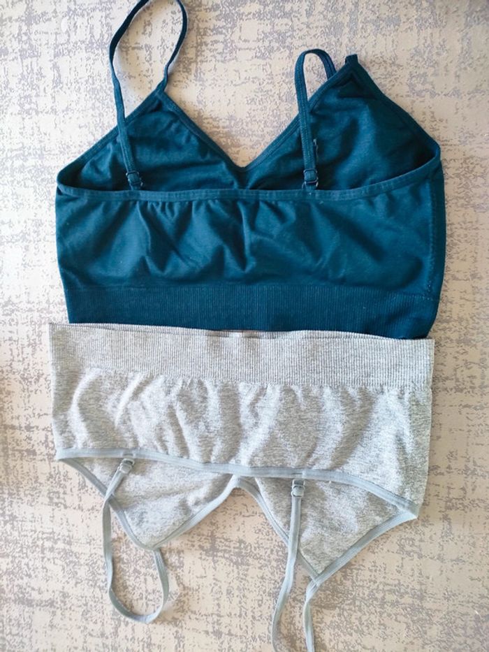 Lot de 2 brassières Taille L/ XL - photo numéro 2