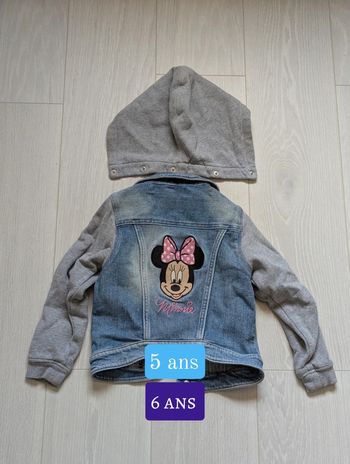 Veste en jean Minnie