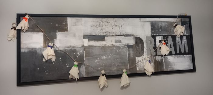 Guirlande halloween fantômes - photo numéro 3