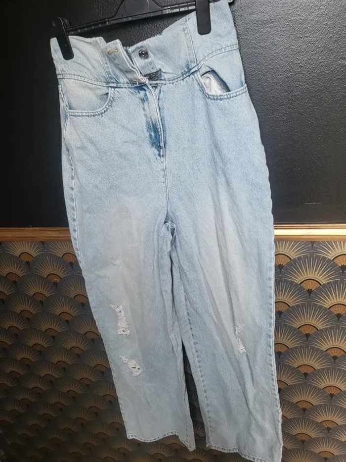 Jeans taille haute femme - photo numéro 3