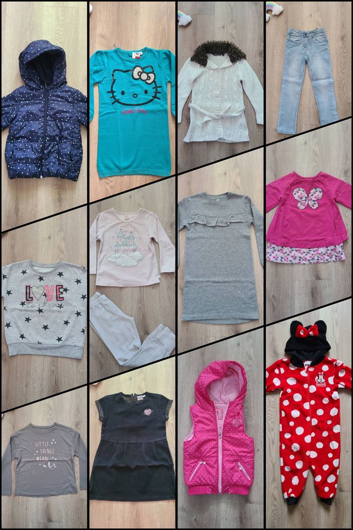 Lot vêtements fille 5 ans hiver