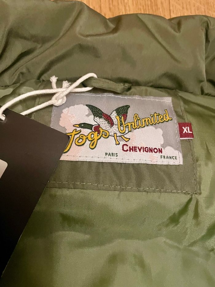 Doudoune chevignon homme kaki togs taille XL   Neuf avec étiquette - photo numéro 7