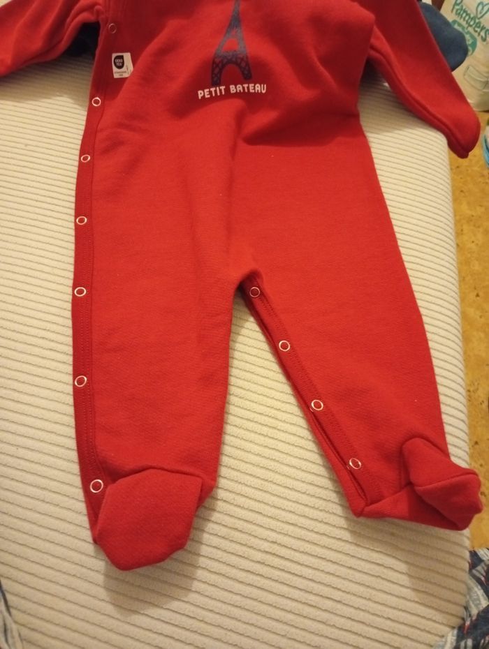 Pyjama petit bateau 6 mois neuf coton 100% bio à 18€ - photo numéro 2