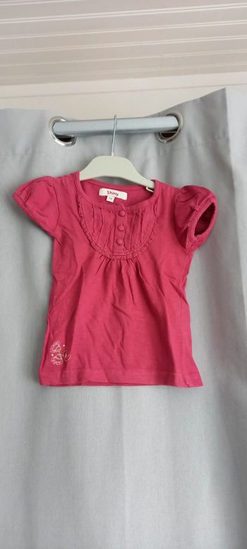 T-shirt rose gemo 24 mois