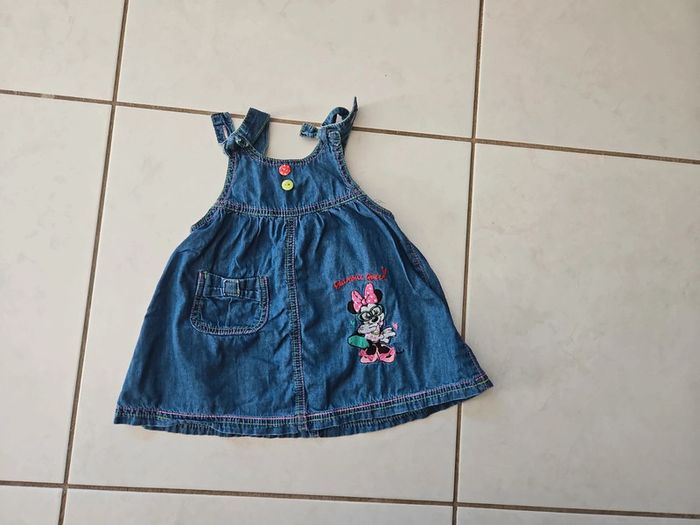 Robe en jean bébé fille Minnie - photo numéro 2