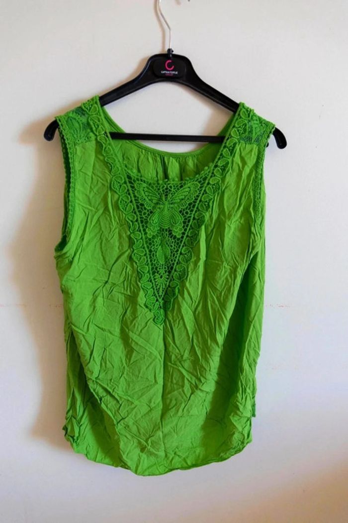 C50 débardeur vert Made in Italy XXL - photo numéro 2