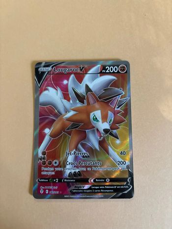 Carte Pokémon lougaroc 187/203 évolution céleste