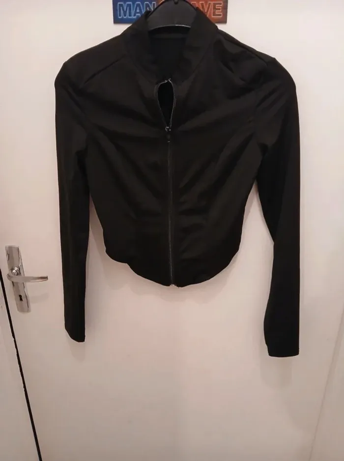 Gilet noir moulant sport