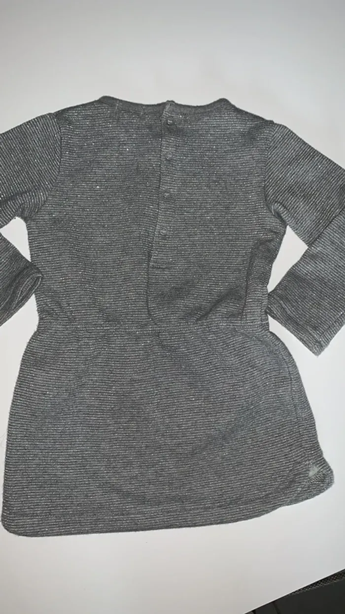 Robe fille couleur grise - photo numéro 5