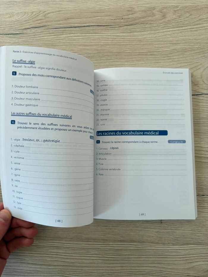 Livre d’anatomie & de vocabulaire médical - photo numéro 4