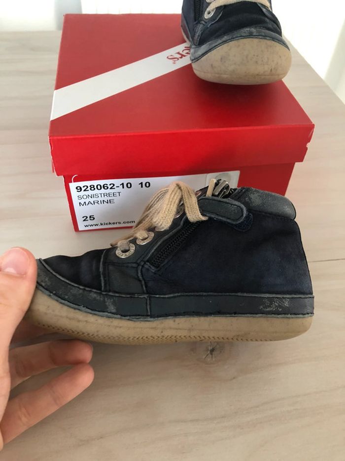 Kickers Sonistreet marine Taille 25 - photo numéro 4