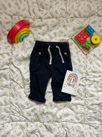 pantalon bleu marine 12 mois kiabi