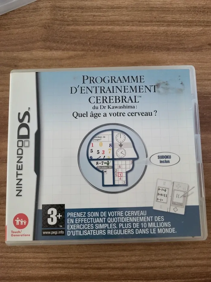 Jeu programme d entraînement Cérébral