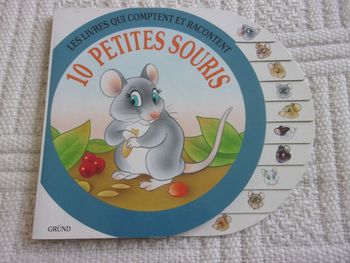 livre rigide "10 petites souris"