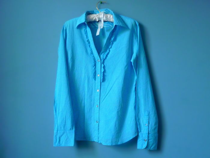 Chemise femme Mexx 38 M TBE carreaux bleu manches longues - photo numéro 2