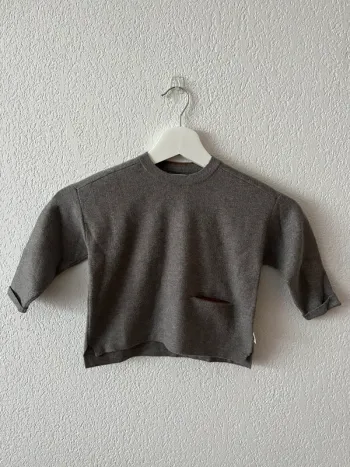 Sweat Zara Baby 12-18 mois (86 cm) gris avec poche