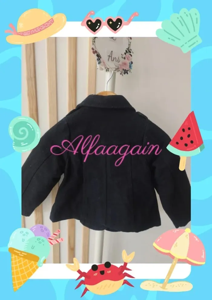 Manteau IKKS Navy 2ans - photo numéro 3