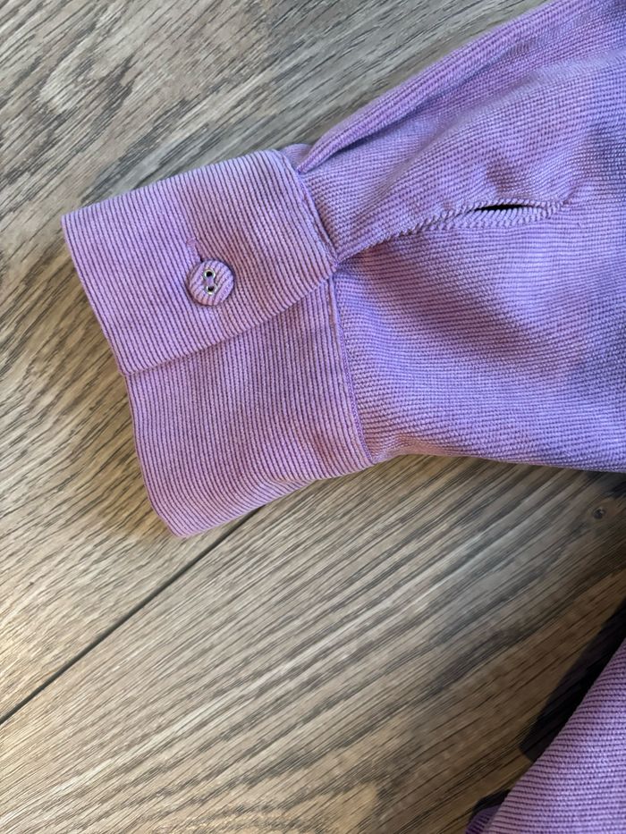 Chemise oversize velours Zara - photo numéro 6