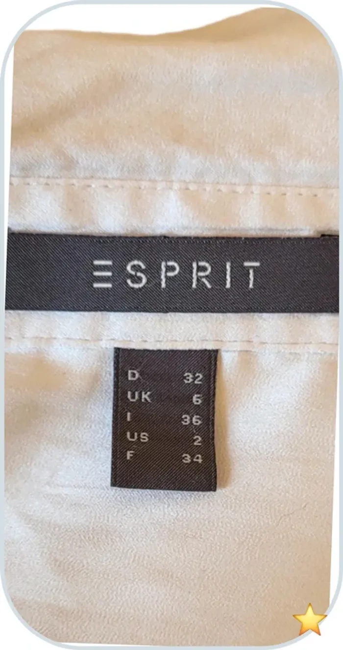 Chemise Esprit Taille XS - photo numéro 5