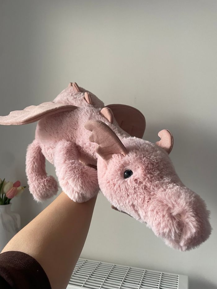 Peluche Jellycat Hugue Rose Dragon 🐉 - photo numéro 6