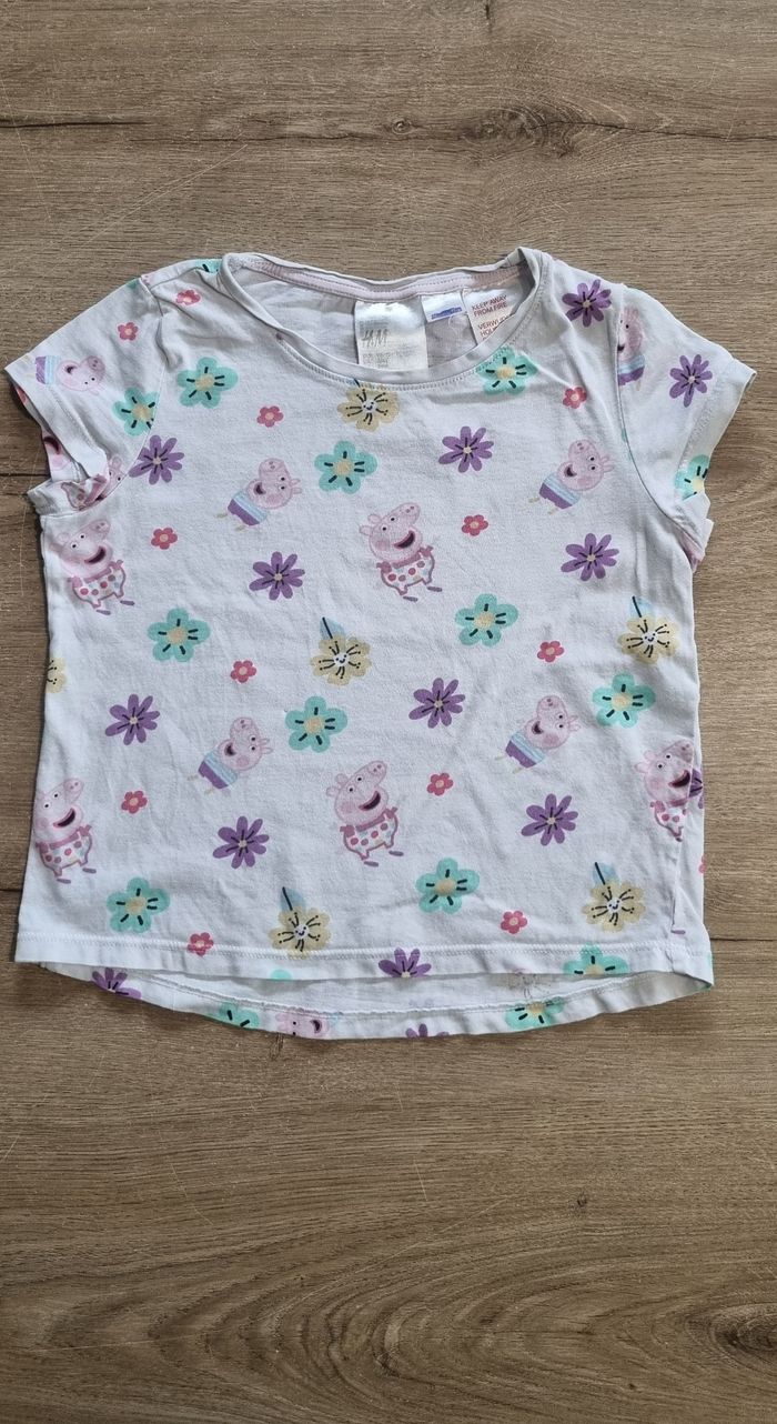 Pyjama été Peppa Pig H&M 3-4 ans - photo numéro 2