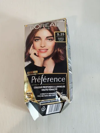 L'Oreal Paris Coloration Permanente 5.25 Antigua Châtain Glacé Brillance Haute Intensité Préférence