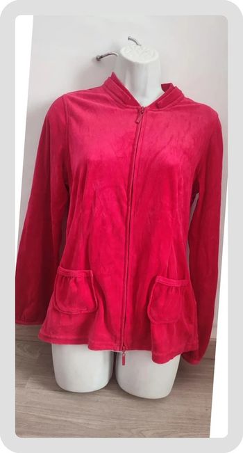 Veste polaire rouge /fushia  Etam taille L