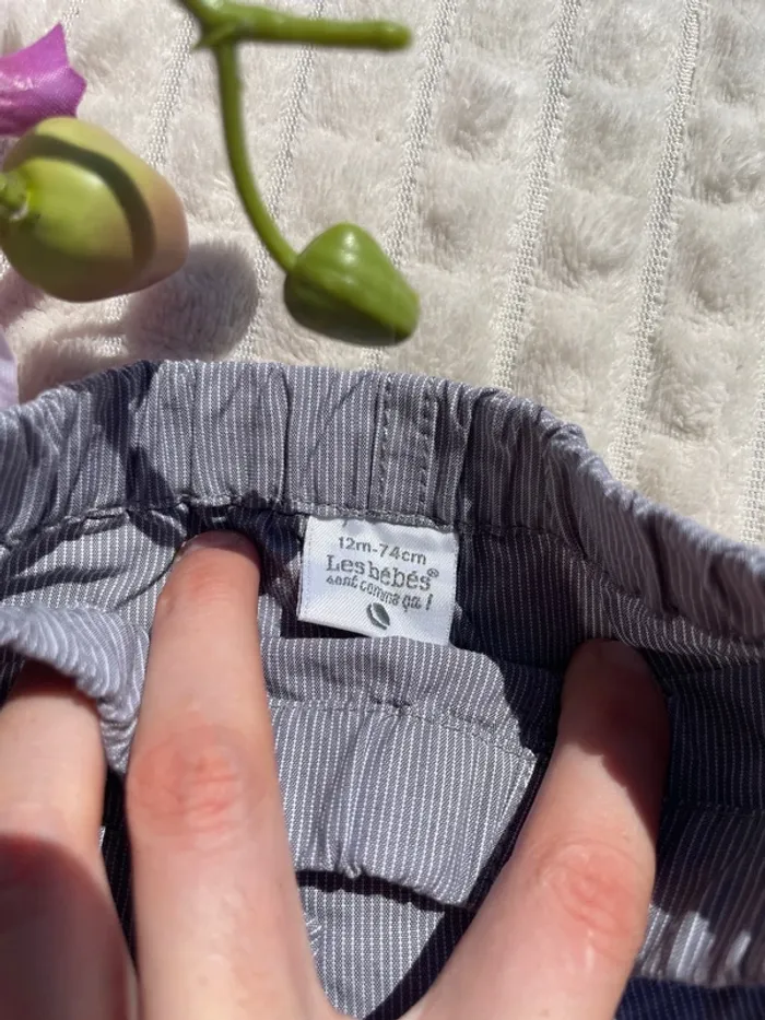 Lot 2 shorts garçon – 6 mois et 12 mois - photo numéro 7