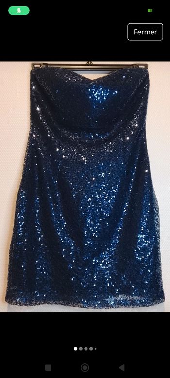 Robe bustier soirée T40